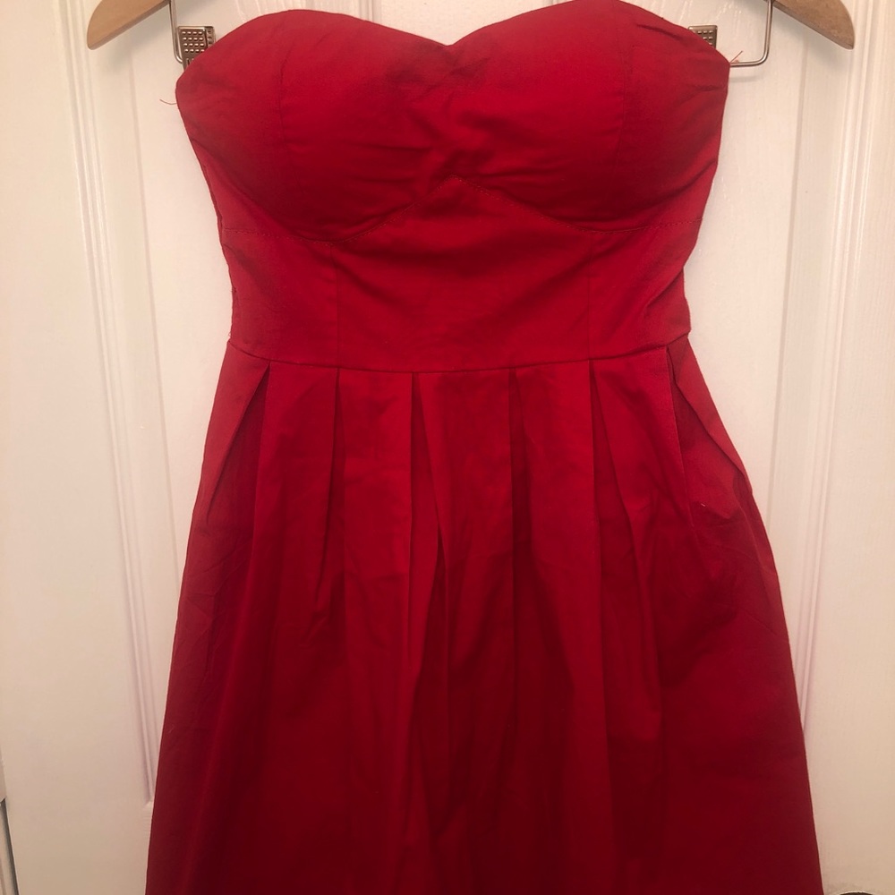 Red dress